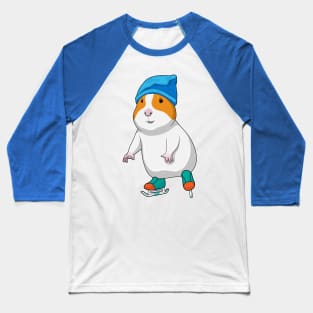 Hamster Ice skating Ice skates Baseball T-Shirt